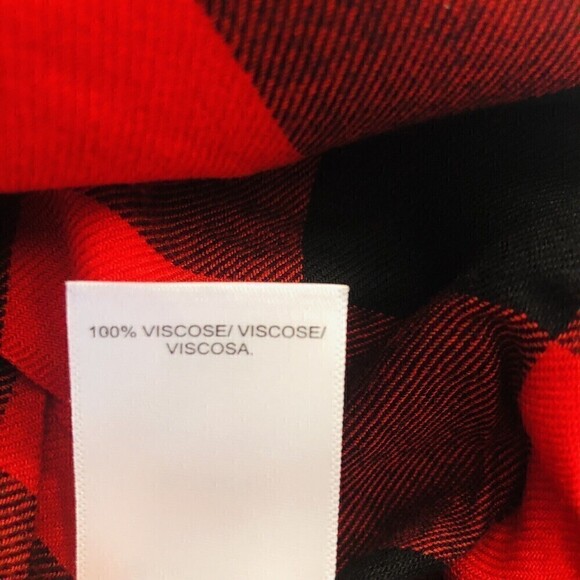 Lucky Brand Womens Button Back Plaid Shirt X-Large - Picture 15 of 15